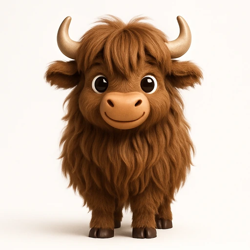 Brown yak