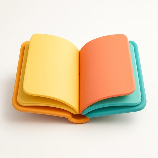 Open picture book