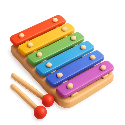 Colorful xylophone